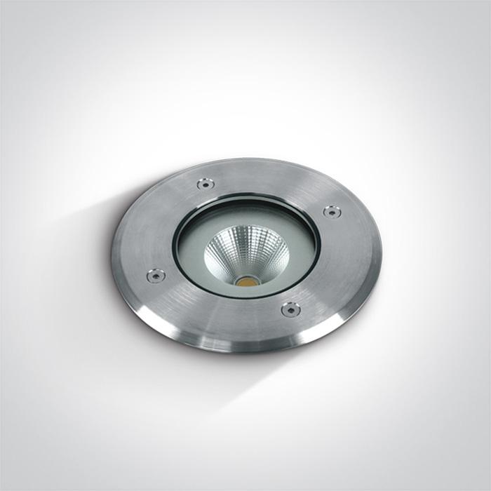 Inground Light Stainless Steel Circular Warm White LED Outdoor LED built in 700lm 10W Stainless Steel 316 One Light SKU:69040/W - Toplightco