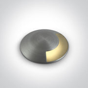 Inground Light Aluminium Circular Warm White LED Outdoor 30lm Natural Aluminium One Light SKU:69042A/AL/W - Toplightco