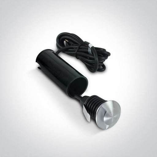 Inground Light Aluminium Circular Warm White LED Outdoor 80lm Natural Aluminium One Light SKU:69042B/AL/W - Toplightco