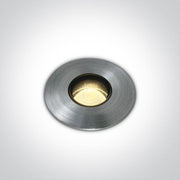Inground Light Aluminium Circular Warm White LED Outdoor 150lm Aluminium One Light SKU:69042M/AL/W - Toplightco