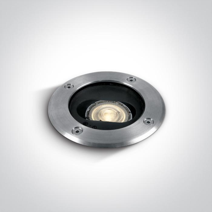 Inground Light Stainless Steel Circular Outdoor Replaceable lamp 10W Stainless Steel 316 One Light SKU:69046G - Toplightco