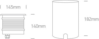 Ss316 Ip67 Inground 20w Cool White 230v Dimmable - Toplightco
