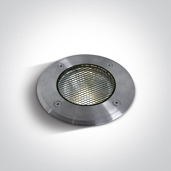 Inground Light Stainless Steel Circular Warm White LED Dimmable Outdoor LED built in 1800lm 20W Stainless Steel 316 One Light SKU:69050/W - Toplightco