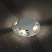 Ground Light Grey Circular Warm White LED Outdoor LED built in 600lm 4x3W Die Cast One Light SKU:69058C/G/W - Toplightco