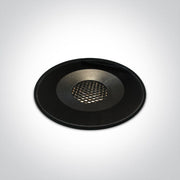 Inground Light Black Circular Warm White LED Outdoor LED built in 460lm 6W Die Cast One Light SKU:69060/B/W - Toplightco