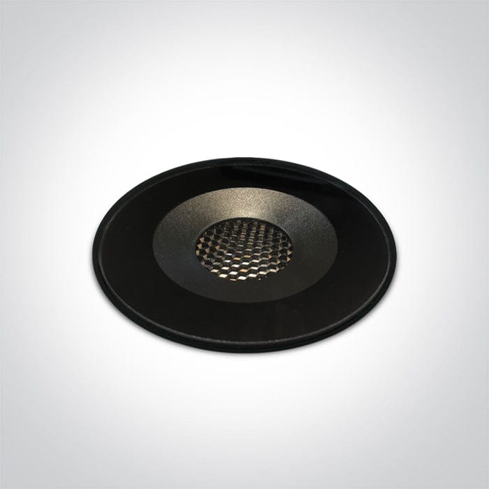 Inground Light Black Circular Warm White LED Outdoor LED built in 460lm 6W Die Cast One Light SKU:69060/B/W - Toplightco