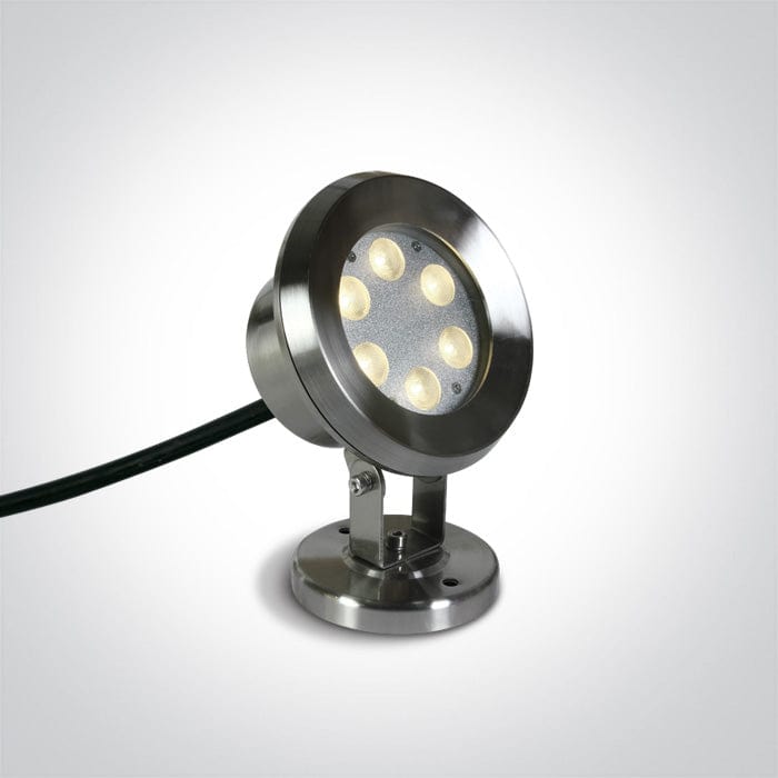 6x1w Led Warm White Ss316 Ip68 Adjustable Underwater Led 24v One Light SKU:69064B/W - Toplightco