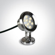 9x1w Led Cool White Ss316 Ip68 Adjustable Underwater 24v Spotlight, Ip68. - Toplightco