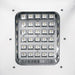 Floodlight Anthracite Rectangular Cool White LED Outdoor LED built in 4500lm 60W Die Cast One Light SKU:70110/AN/C - Toplightco