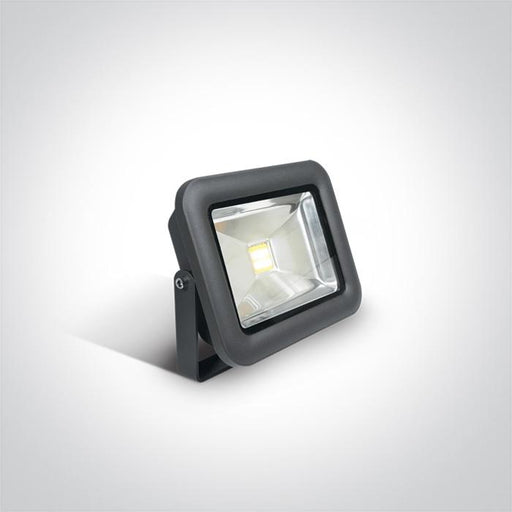 Floodlight Anthracite Rectangular Cool White LED Outdoor LED built in 700lm 10W Die Cast One Light SKU:7028A/AN/C - Toplightco