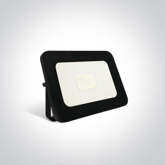 Floodlight Black Rectangular Cool White LED Outdoor LED built in 4000lm 50W Die Cast One Light SKU:7028CG/B/C - Toplightco