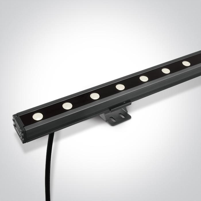 Wall Washer Grey Rectangular Cool White LED Dimmable Outdoor 850lm Aluminium One Light SKU:7055A/C - Toplightco