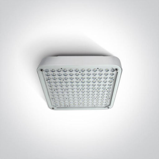 Floodlight White Rectangular Daylight LED Outdoor LED built in 10800lm 120W Aluminium One Light SKU:7058/W/D - Toplightco