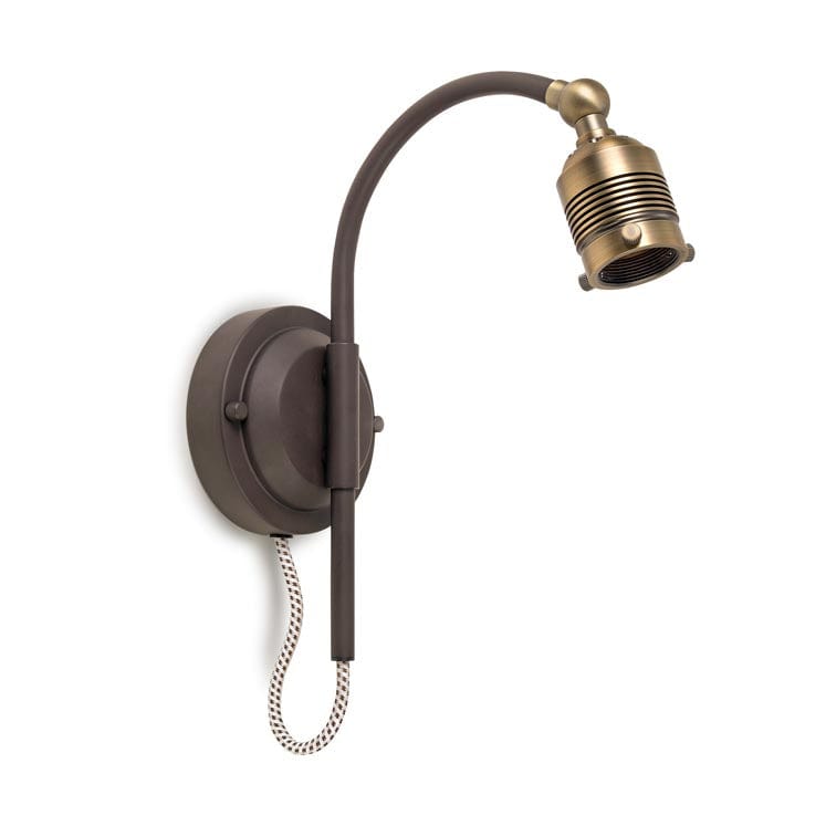 LEDS-C4 Structure vintage led Wall Light 320mm brown 71-4819-CI-CI - Toplightco