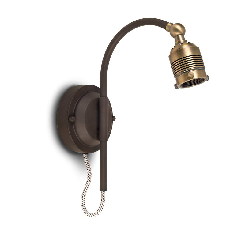 LEDS-C4 Structure vintage led Wall Light 320mm brown 71-4819-CI-CI - Toplightco