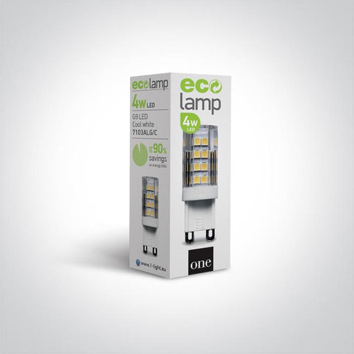 G9 LED Lamp Bulb Circular Warm White LED 350lm One Light SKU:7103ALG/W - Toplightco