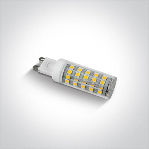 G9 LED Lamp Bulb Circular Cool White LED 550lm One Light SKU:7106ALG/C - Toplightco