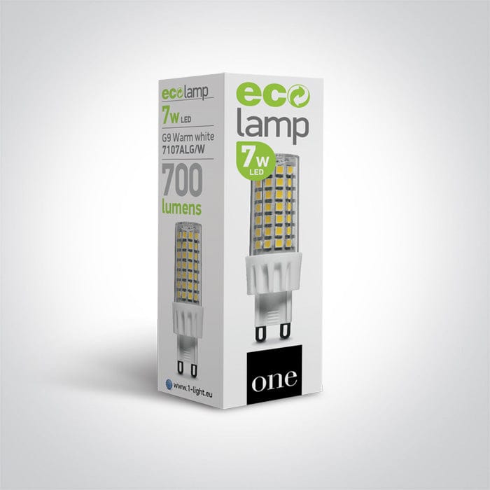 G9 Led 7w Warm White 230v One Light SKU:7107ALG/W - Toplightco
