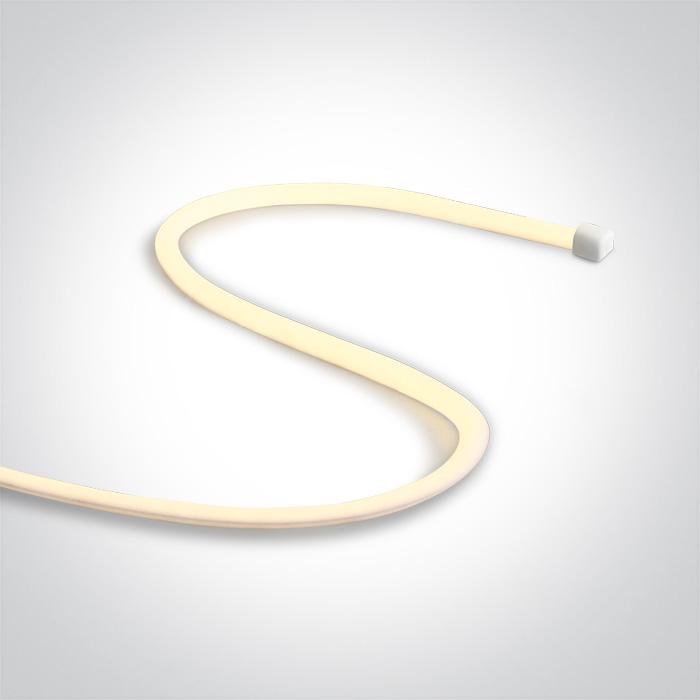 LED Strip Rectangular Warm White LED Dimmable Outdoor 550lm/m Silicone One Light SKU:7811/W - Toplightco