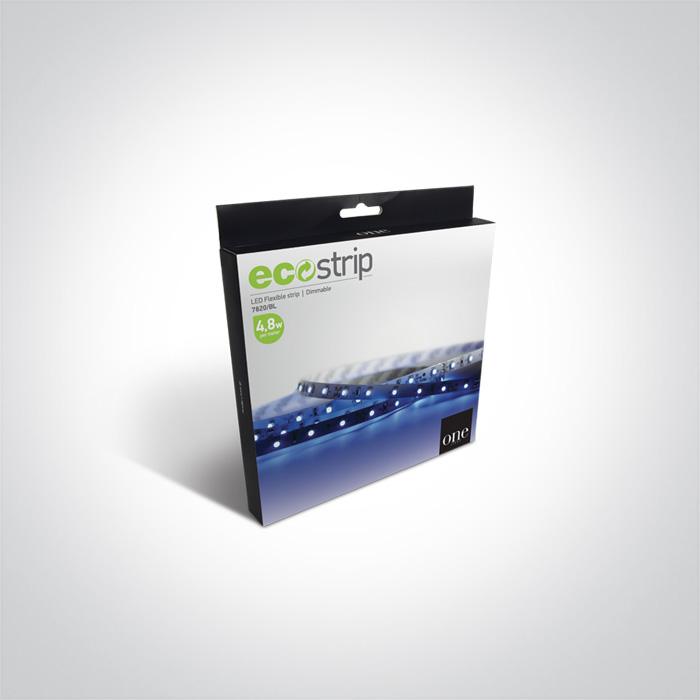 LED Strip Rectangular Blue LED Dimmable - One Light SKU:7820/BL - Toplightco