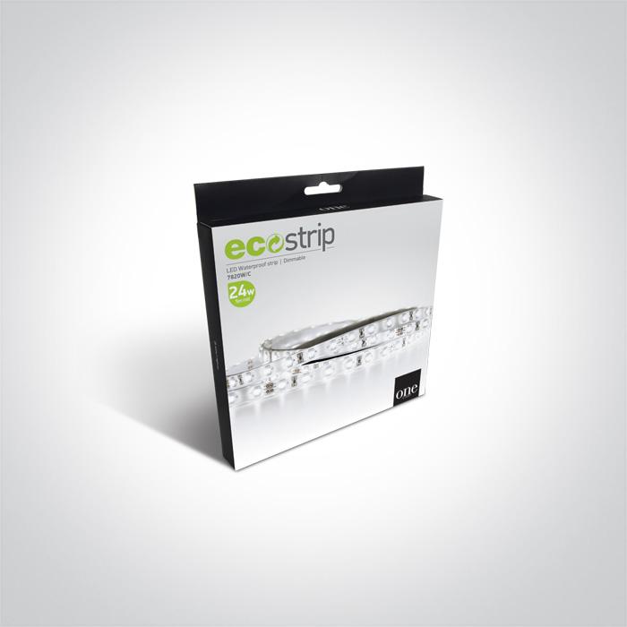 LED Strip Rectangular Extra Warm White LED Dimmable Outdoor 346lm/m Silicone One Light SKU:7820W/EW - Toplightco