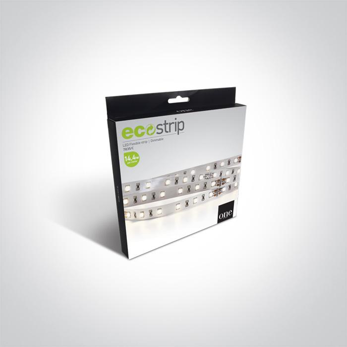 LED Strip Rectangular Extra Warm White LED Dimmable 1008lm/m One Light SKU:7835/EW - Toplightco