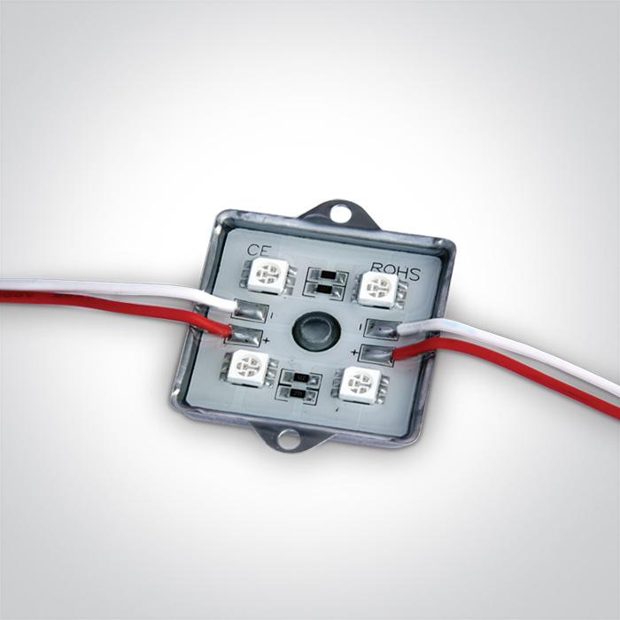 LED Strip Rectangular Blue LED Dimmable Outdoor - One Light SKU:7842/BL - Toplightco