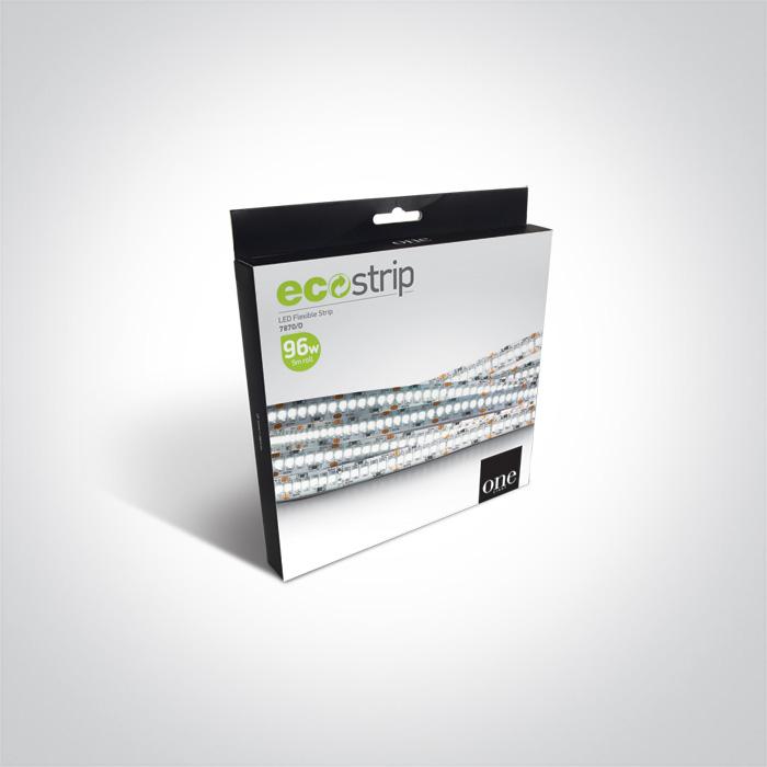 LED Strip Rectangular Cool White LED Dimmable 1300lm/m One Light SKU:7870/C - Toplightco