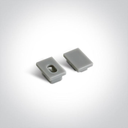 LED Strip Profile Aluminium 2m Rectangular Aluminium One Light SKU:7900TR/AL - Toplightco