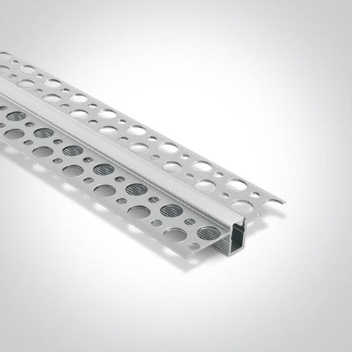 LED Strip Profile Aluminium 2m Rectangular Aluminium One Light SKU:7900TR/AL - Toplightco