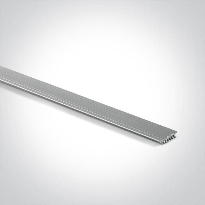 LED Tape Profile Aluminium 2m Rectangular Aluminium One Light SKU:7900/AL - Toplightco