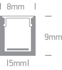 White 2m Slim Surface aluminium profile with PC opal diffuser. 



Complete with 2 pairs end cups & 6pcs fixing clips. 



Suitable for 7823, 7833 & 7843 and LED Strips 5mm. One Light SKU:7901/W