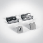 LED Strip Profile Aluminium 2m Rectangular Aluminium One Light SKU:7901/AL - Toplightco