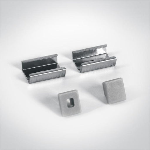 LED Strip Profile Aluminium 2m Rectangular Aluminium One Light SKU:7901/AL - Toplightco