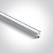 LED Strip Profile Aluminium 2m Rectangular Aluminium One Light SKU:7901R/AL - Toplightco