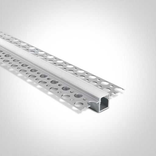 LED Strip Profile Aluminium 2m Rectangular Aluminium One Light SKU:7901TR/AL - Toplightco