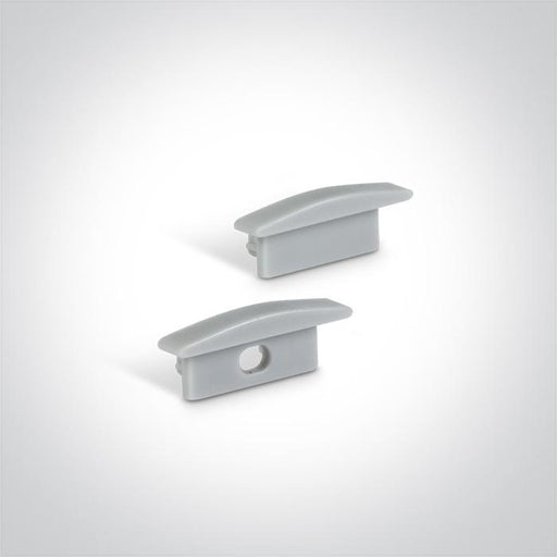 LED Strip Profile Aluminium 2m Rectangular Aluminium One Light SKU:7902R/AL - Toplightco