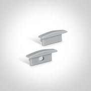 LED Strip Profile White 2m Rectangular Aluminium One Light SKU:7902R/W - Toplightco