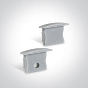 LED Strip Profile Recessed White 2m Rectangular Aluminium One Light SKU:7904R/W - Toplightco