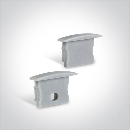 LED Strip Profile Recessed White 2m Rectangular Aluminium One Light SKU:7904R/W - Toplightco