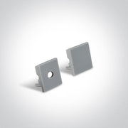 LED Strip Profile Aluminium 2m Rectangular Aluminium One Light SKU:7906/AL - Toplightco