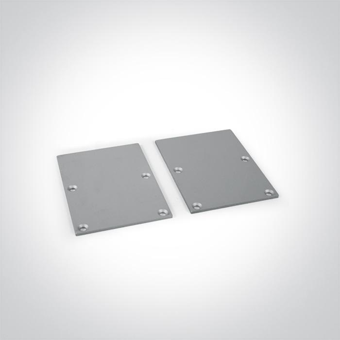 LED Strip Profile Aluminium 2m Rectangular Aluminium One Light SKU:7906D/AL - Toplightco