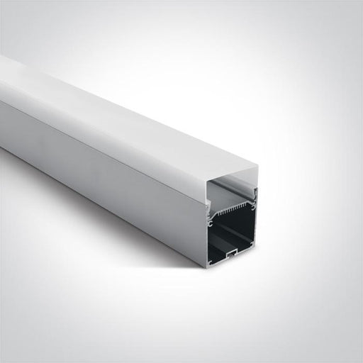 LED Strip Profile Aluminium 2m Rectangular Aluminium One Light SKU:7906D/AL - Toplightco