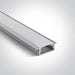 LED Strip Profile Aluminium 2m Rectangular Aluminium One Light SKU:7906R/AL - Toplightco