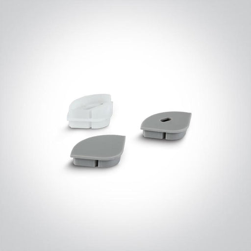 LED Strip Profile Aluminium 2m Rectangular Aluminium One Light SKU:7908/AL - Toplightco