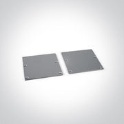 LED Strip Profile Aluminium 2m Rectangular Aluminium One Light SKU:7910A/AL - Toplightco