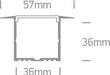 White 2m Recessed aluminium profile with PC opal diffuser. 



Complete with 2 pairs end cups and 4 fixing clips. 



Suitable for 7835, 7845, 7846, 7875, 7880, 7882, 7884 & 7887 and LED Strips 30mm. One Light SKU:7910R/W