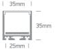 White 2m Surface aluminium profile with PC opal diffuser. 



Complete with 2 pairs end cups. 





Suitable for 7835, 7845, 7846, 7875, 7880, 7882 & 7887 and LED Strips 25mm. One Light SKU:7912/W