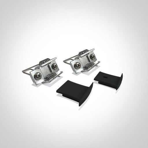 LED Strip Profile Black 2m RectangularAluminium One Light SKU:7912R/B - Toplightco