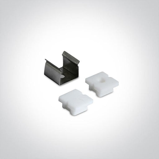 LED Strip Profile White 2m Rectangular Outdoor Plastic One Light SKU:7918/W - Toplightco